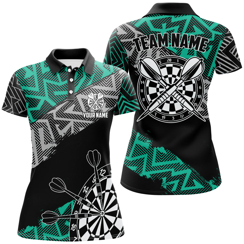 Custom Darts Personalized Zig-Zag Pattern Dart, Cool Dart |Turquoise