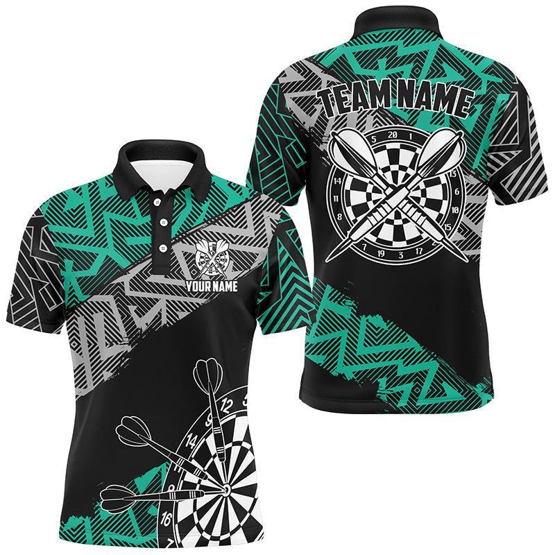 Custom Darts Personalized Zig-Zag Pattern Dart, Cool Dart |Turquoise