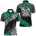 Custom Darts Personalized Zig-Zag Pattern Dart, Cool Dart |Turquoise
