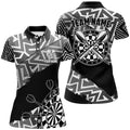 Custom Dart Personalized Black White Zig-Zag Pattern Dart, Cool Dart