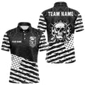 Personalized Black White US Flag Skull Dart Custom Patriotic Cool Dart Team