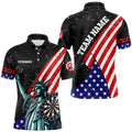 Personalized The Statue Of Liberty Black Darts Custom Us Flag Patriotic Darts