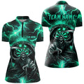Personalized Turquoise Grim Reaper Custom Thunder Lightning Men Dart, 3D Darts Team