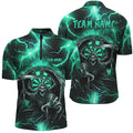 Personalized Turquoise Grim Reaper Custom Thunder Lightning Men Dart, 3D Darts Team