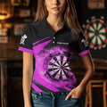 Black And Purple Fire Flame Darts and Custom Dart Darts League