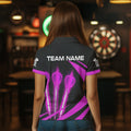 Black And Purple Fire Flame Darts and Custom Dart Darts League