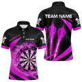 Black And Purple Fire Flame Darts and Custom Dart Darts League