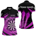Black And Purple Fire Flame Darts and Custom Dart Darts League