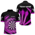 Black And Purple Fire Flame Darts and Custom Dart Darts League
