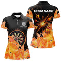 Orange Darts Arrow Thunder Lighting 3D Darts and Quarter-Zip Custom Darts