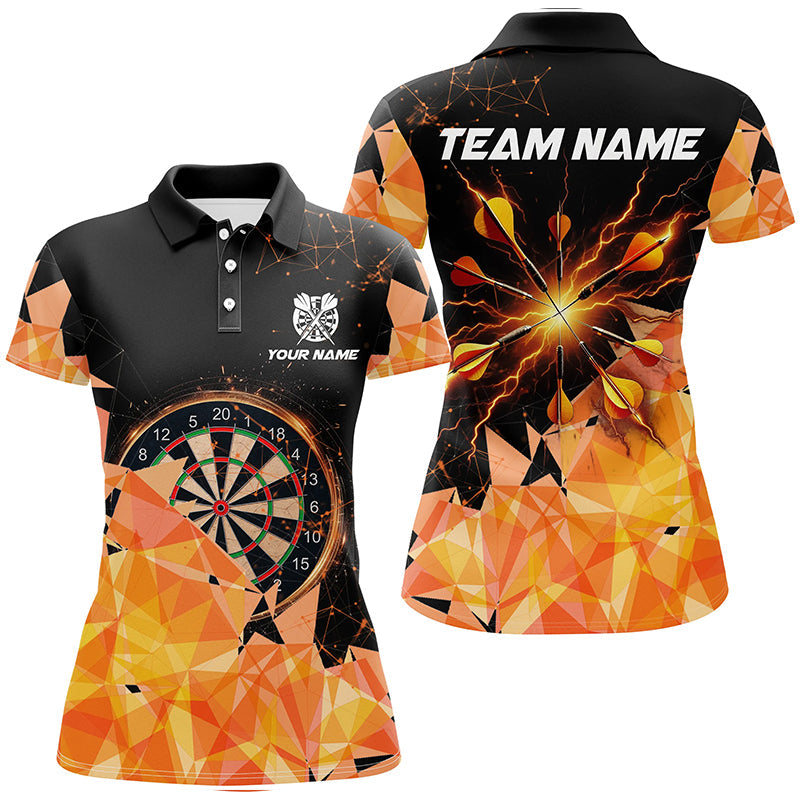 Orange Darts Arrow Thunder Lighting 3D Darts and Quarter-Zip Custom Darts