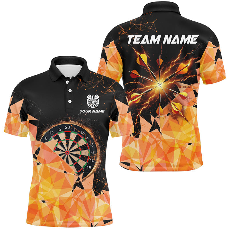 Orange Darts Arrow Thunder Lighting 3D Darts and Quarter-Zip Custom Darts