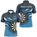 Personalized Blue Darts Board Flame Dart Custom Dart Team Uniform
