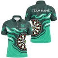 Personalized Turquoise Darts Board Flame Dart Custom Dart Team Uniform