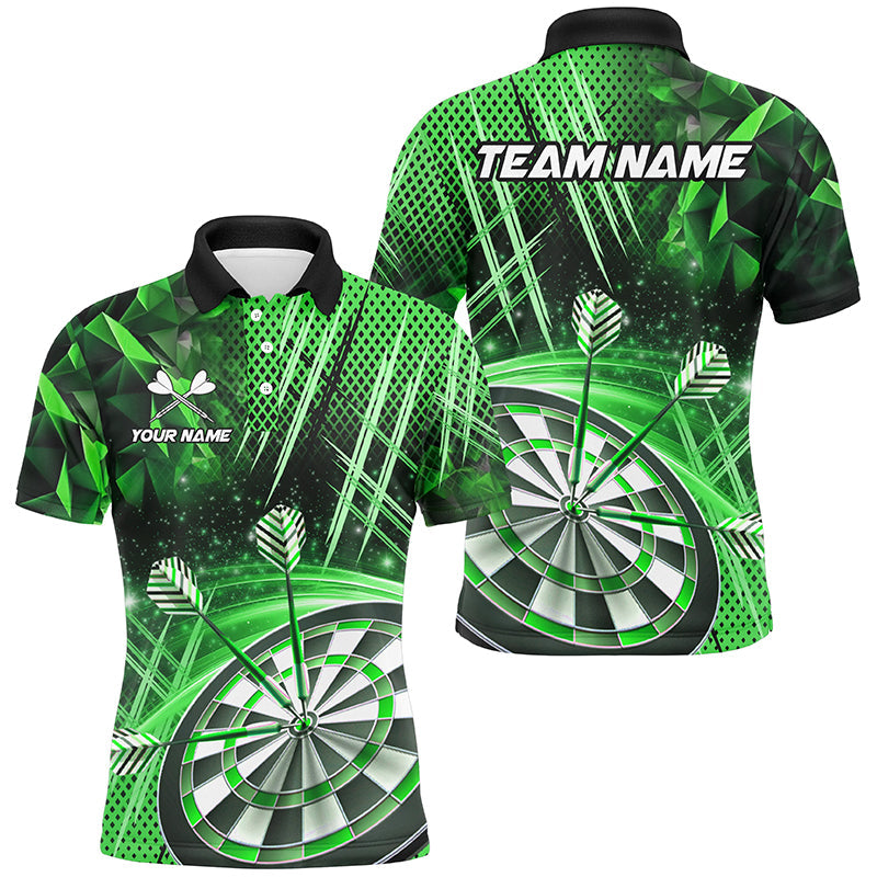 Personalized 3D Glitter Men Darts Custom Team Dart League Dart |Green