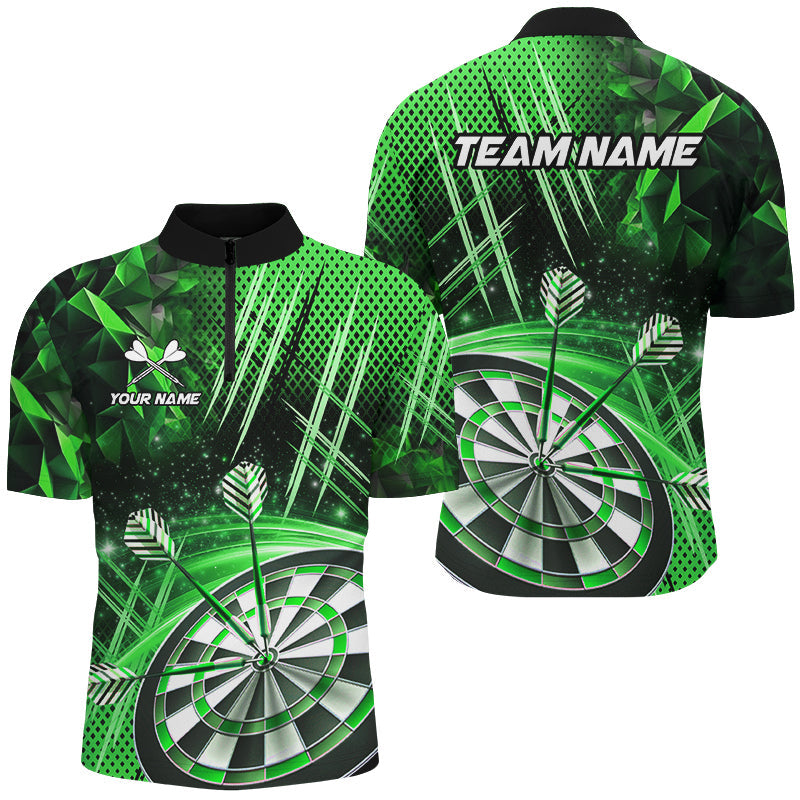 Personalized 3D Glitter Men Darts Custom Team Dart League Dart |Green