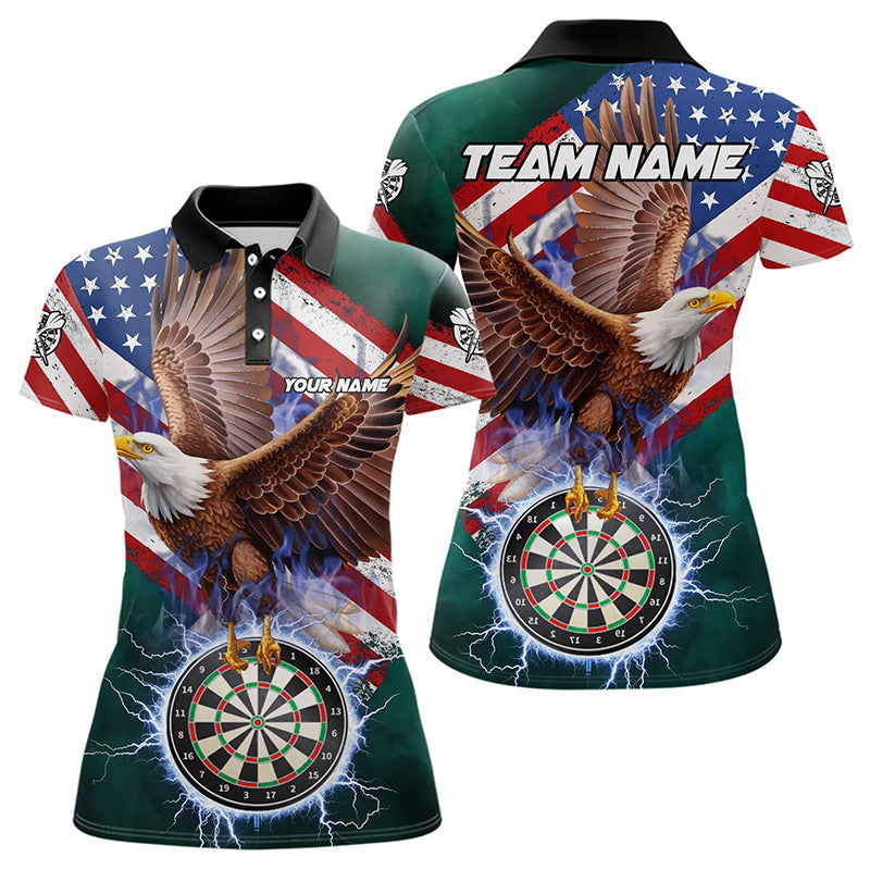 Personalized American Flag Eagle Dart Custom Dart Board Lightning Dart