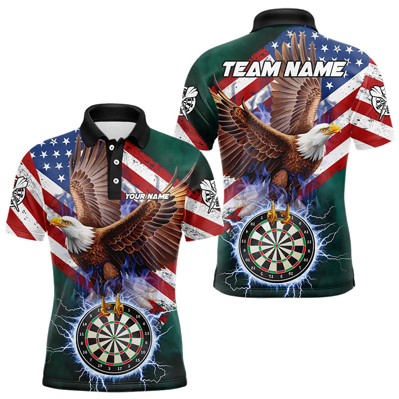 Personalized American Flag Eagle Dart Custom Dart Board Lightning Dart