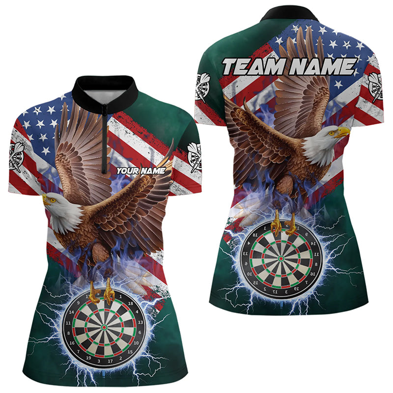 Personalized American Flag Eagle Dart Custom Dart Board Lightning Dart
