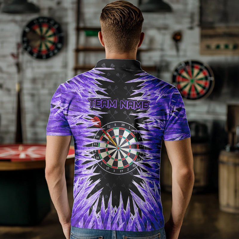Personalized Darts Board Purple Icy 3D Printed Men Dart Custom Cool Dart For Team