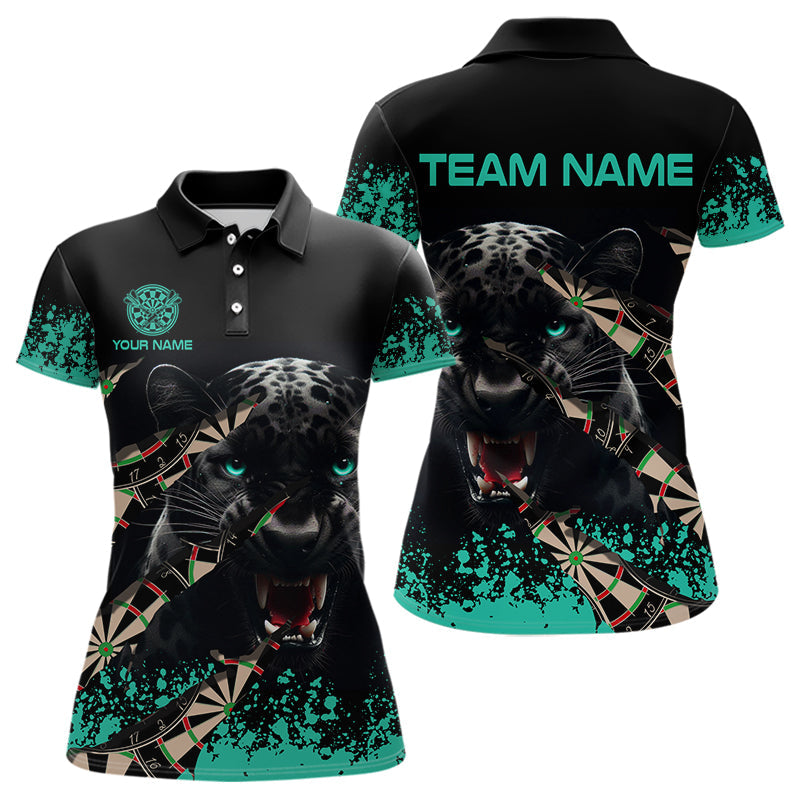 Grunge Turquoise Panther Dart and Custom Dart