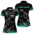 Grunge Turquoise Panther Dart and Custom Dart