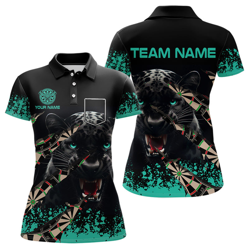 Grunge Turquoise Panther Dart and Custom Dart