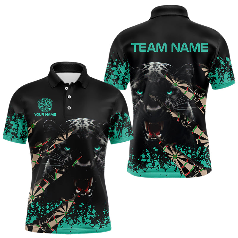 Grunge Turquoise Panther Dart and Custom Dart