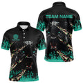 Grunge Turquoise Panther Dart and Custom Dart