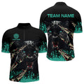 Grunge Turquoise Panther Dart and Custom Dart