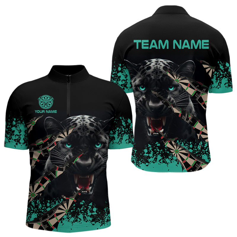 Grunge Turquoise Panther Dart and Custom Dart