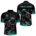 Grunge Turquoise Panther Dart and Custom Dart