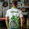 Green Luckiest Shamrock 3D Dartboard Men Dart Custom St Patrick Day Dart Team