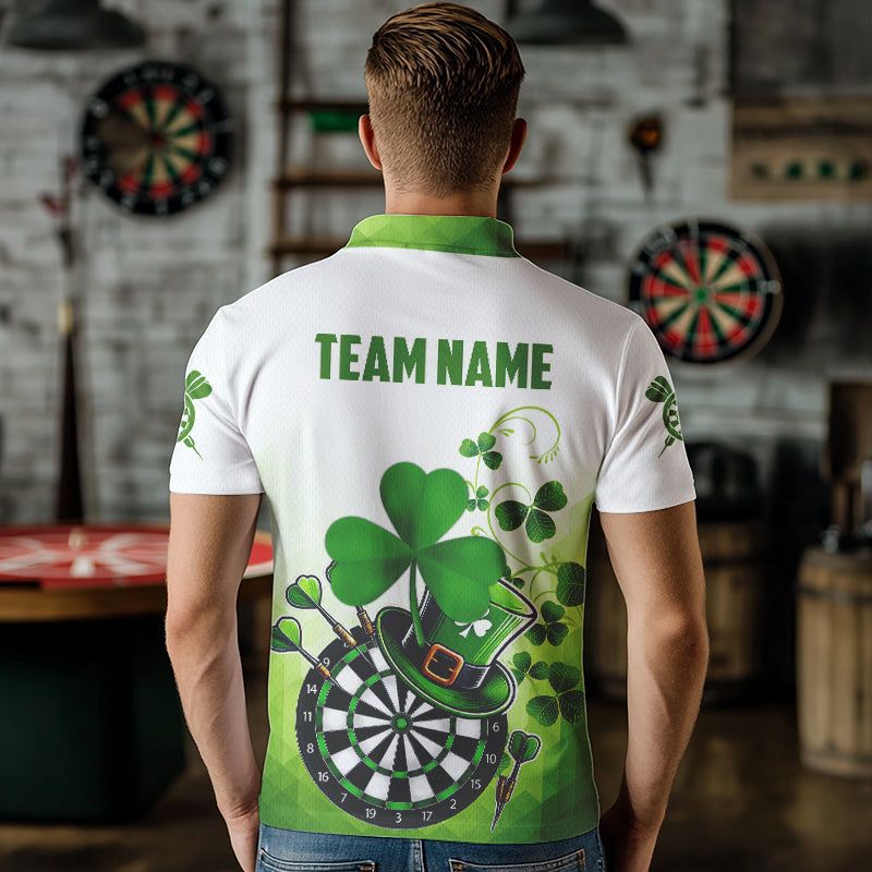 Green Luckiest Shamrock 3D Dartboard Men Dart Custom St Patrick Day Dart Team