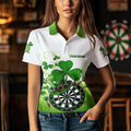 Green Luckiest Shamrock 3D Dartboard Men Dart Custom St Patrick Day Dart Team