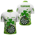 Green Luckiest Shamrock 3D Dartboard Men Dart Custom St Patrick Day Dart Team