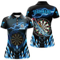 Personalized Blue Icy Dartboard Lightning Men Darts Custom Darts Team League