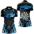 Personalized Blue Icy Dartboard Lightning Men Darts Custom Darts Team League
