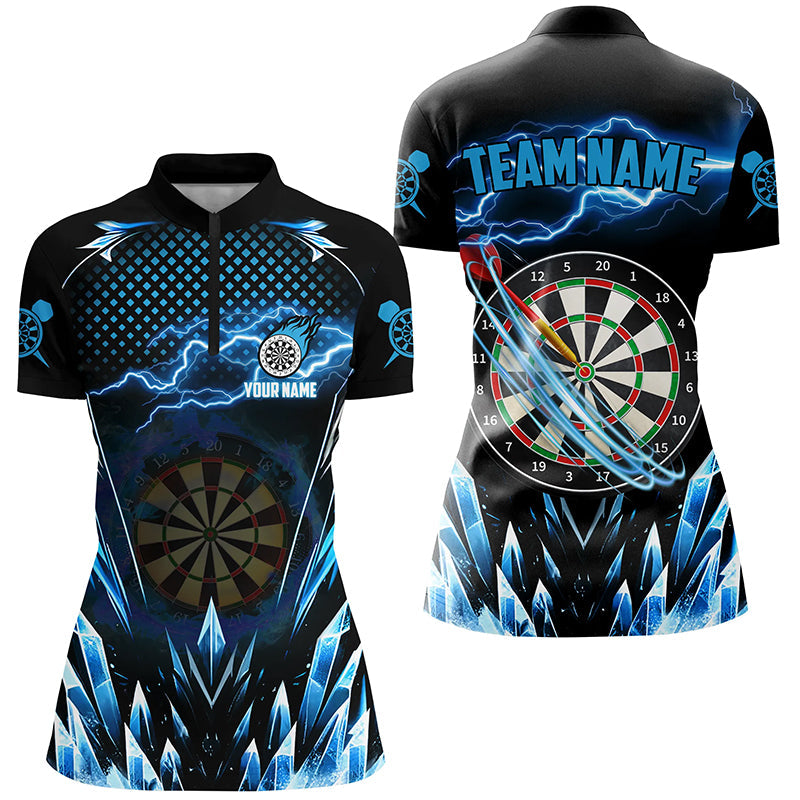 Personalized Blue Icy Dartboard Lightning Men Darts Custom Darts Team League