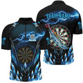 Personalized Blue Icy Dartboard Lightning Men Darts Custom Darts Team League