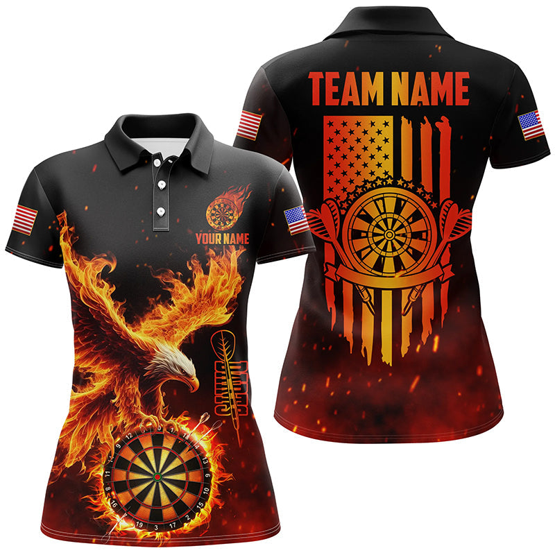 Dartboard Eagle Fire Flame Custom 3D Printed Darts, US Flag Darts League Team