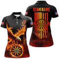 Dartboard Eagle Fire Flame Custom 3D Printed Darts, US Flag Darts League Team