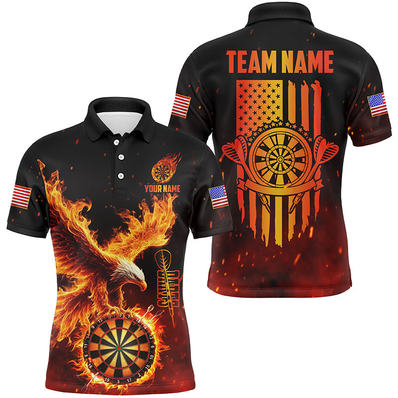 Dartboard Eagle Fire Flame Custom 3D Printed Darts, US Flag Darts League Team