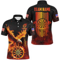 Dartboard Eagle Fire Flame Custom 3D Printed Darts, US Flag Darts League Team