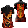 Dartboard Eagle Fire Flame Custom 3D Printed Darts, US Flag Darts League Team
