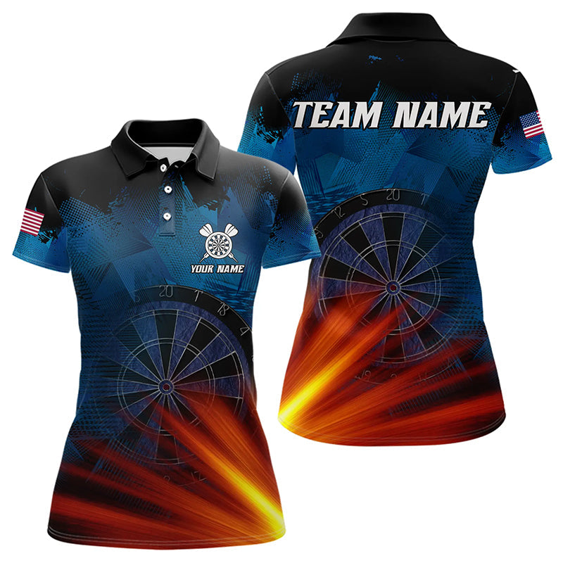Glowing Orange And Blue Dart and Custom Men Dart Team League Dart