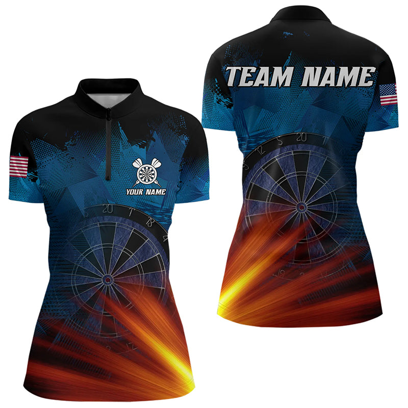 Glowing Orange And Blue Dart and Custom Men Dart Team League Dart