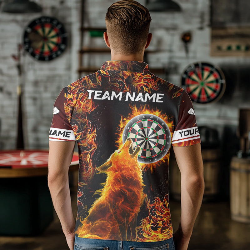 Orange Flame Dartboard Wolf Dart Custom Dart and, Dart Team
