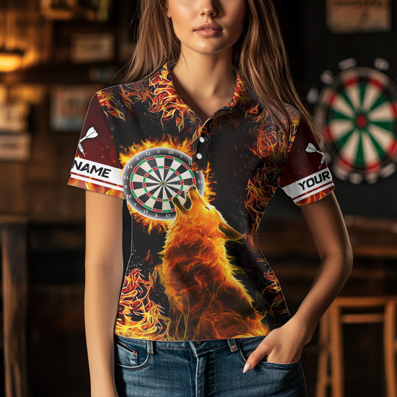 Orange Flame Dartboard Wolf Dart Custom Dart and, Dart Team