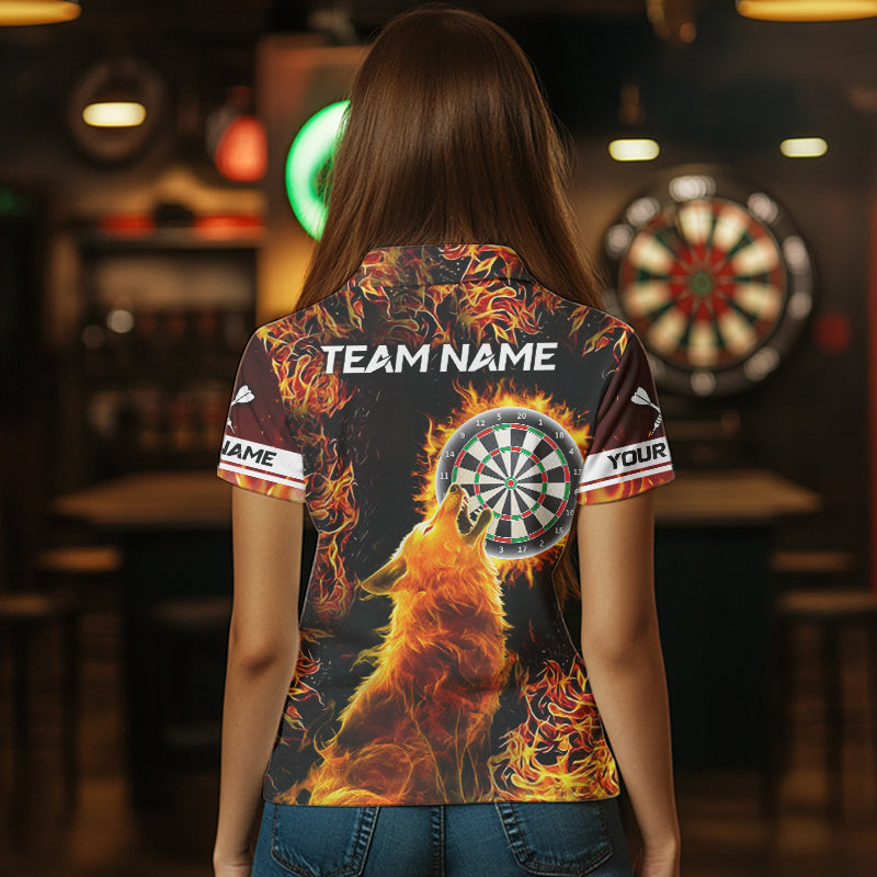 Orange Flame Dartboard Wolf Dart Custom Dart and, Dart Team